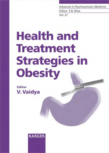 Health and Treatment Strategies in Obesity. Vol. 27