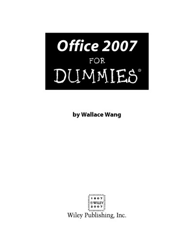 Office 2007 for dummies