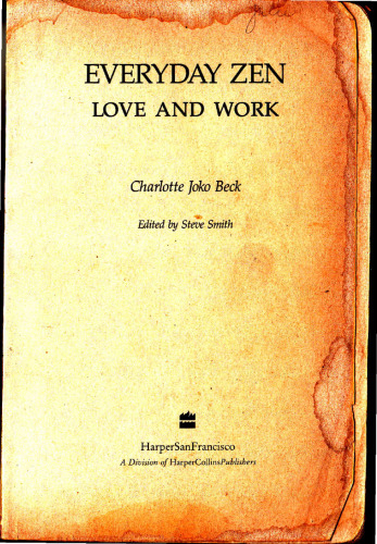 Everyday Zen : love and work