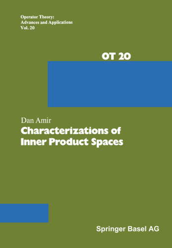 Characterizations of Inner Product Spaces