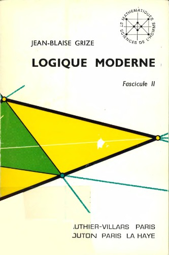 Logique moderne, Fascicule 2