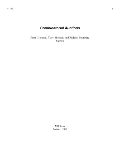 Combinatorial Auctions