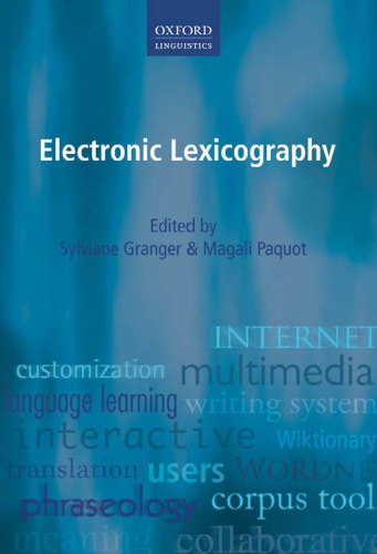 Electronic Lexicography