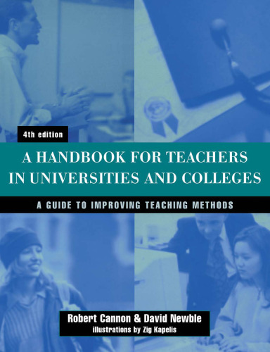 A Handbook for Teachers in Universities and Colleges 4th Ed