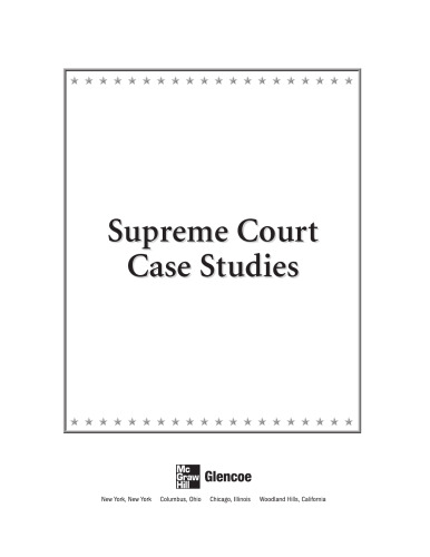 Supreme Court Case Studies