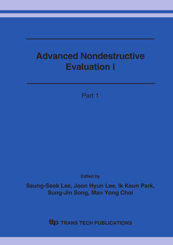 Advanced Nondestructive Evaluation I