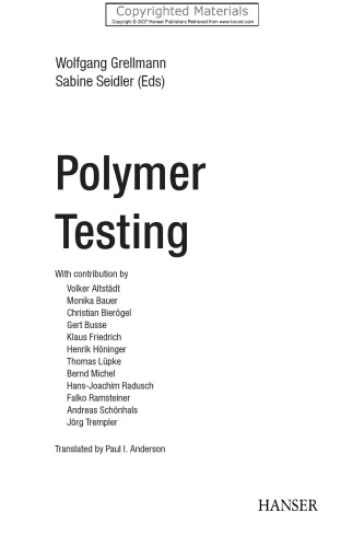 Polymer Testing
