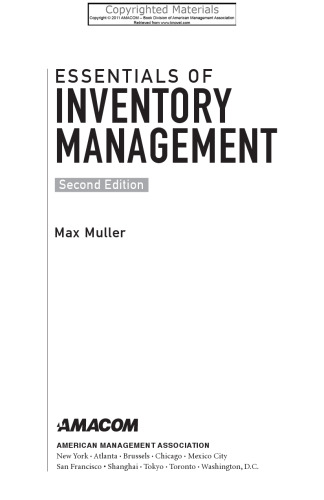 Essentials of Inventory Management