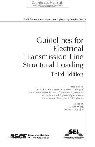 Guidelines for Electrical Transmission Line Structural Loading