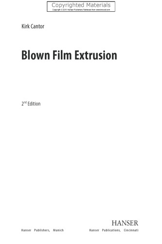 Blown Film Extrusion
