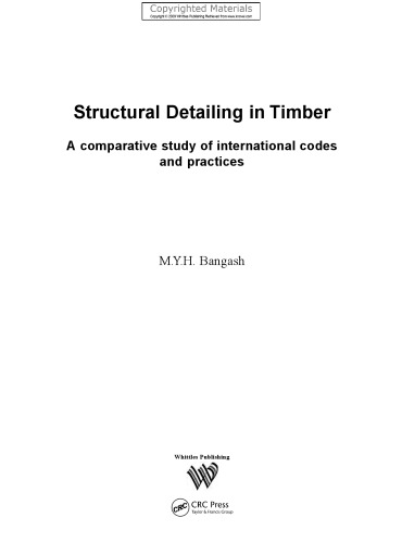 Structural Detailing in Timber - A Comparative Study of International Codesand Practices