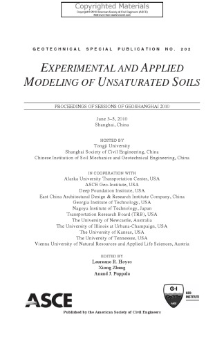 Experimental and Applied Modeling of Unsaturated Soils