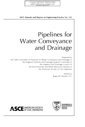 Pipelines for Water Conveyance and Drainage