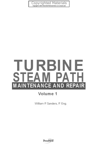 Turbine Steam Path - Maintenance and Repair, Volume 1