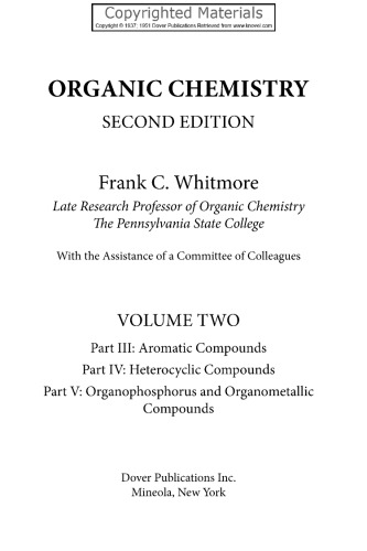 Organic Chemistry, Volume 2 (2nd Edition)