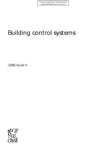 CIBSE Guide H - Building Control Systems