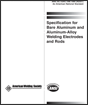Specification for Bare Aluminum and Aluminum-Alloy Welding Electrodes and Rods
