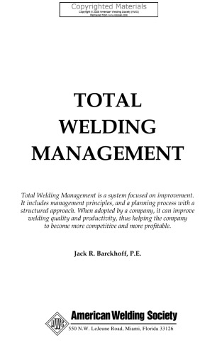 Total Welding Management