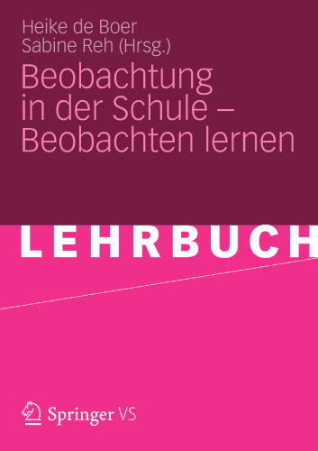 Beobachtung in der Schule – Beobachten lernen