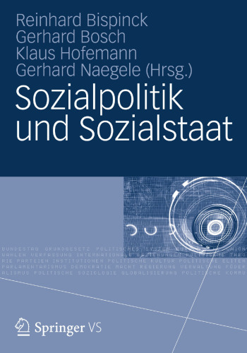 Sozialpolitik und Sozialstaat: Festschrift für Gerhard Bäcker