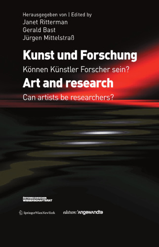 Kunst und Forschung / Art and research: Können Künstler Forscher sein? / Can artists be researchers?