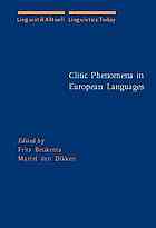 Clitic phenomena in European languages