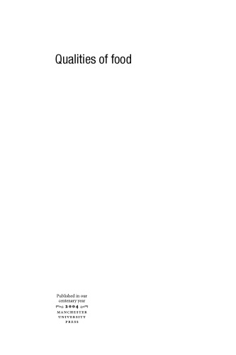 Qualities of food