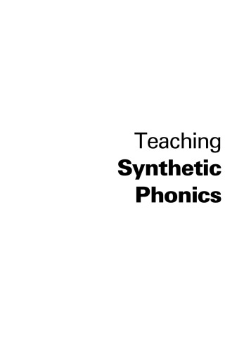 Teaching synthetic phonics