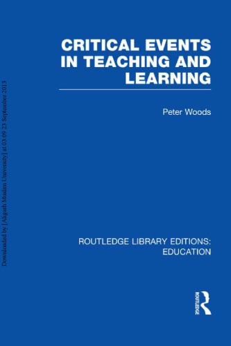 Critical Events in Teaching and Learning