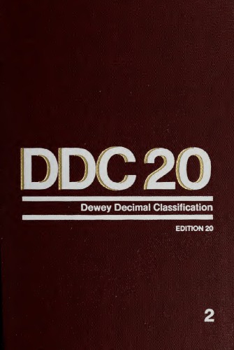 Dewey decimal classification and relative index