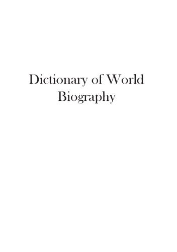 Dictionary of World Biography