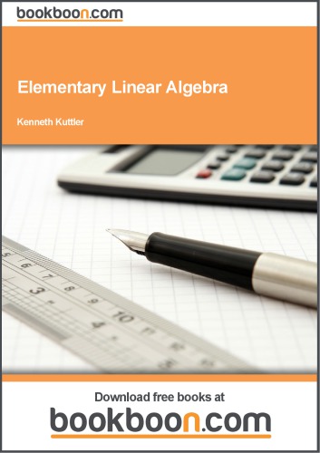Elementary Linear Algebra