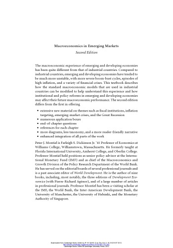 Macroeconomics in Emerging Markets