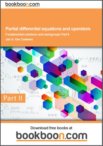 Partial differential equations and operators