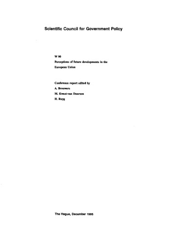 Perceptions of future developments in the European Union : Conference report