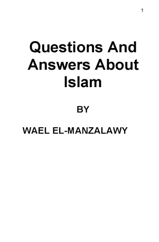 Questions And Answers About Islam
