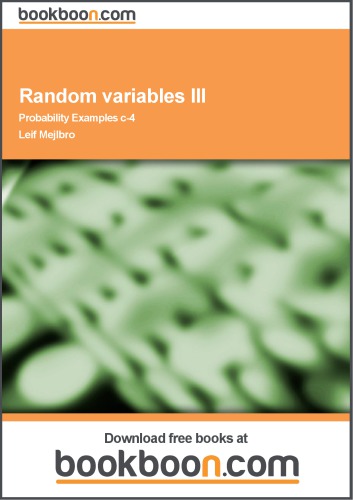 Random variables III