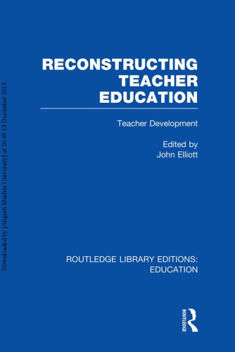 Reconstructing Teacher Education