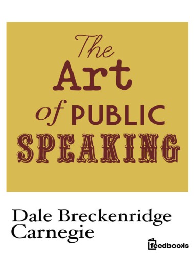 The Art of Public Speaking