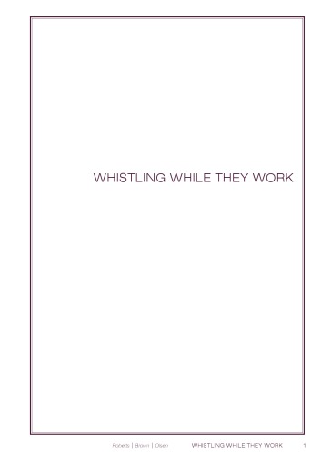 Whistling While They Work: A Good-Practice Guide for Managing Internal Reporting of Wrongdoing in Public Sector Organisations