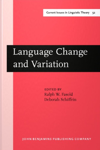 Language Change and Variation