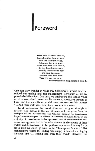 Metals Trading Handbook