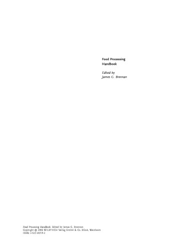 Food processing handbook