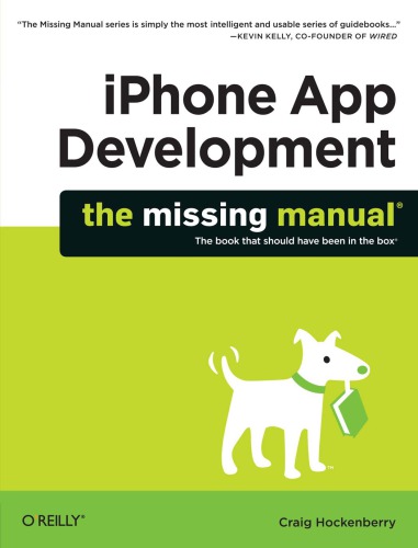 iPhone app development : the missing manual. - Description based on print version record