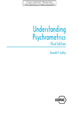 Understanding psychrometrics