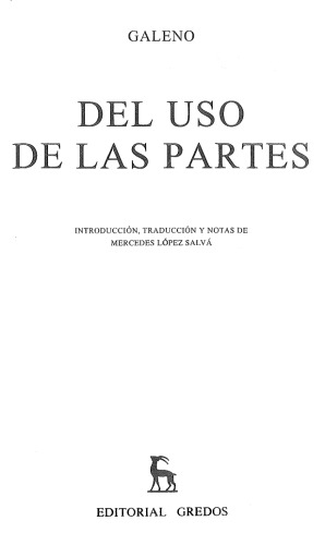 Del uso de las partes