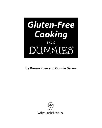Gluten-free cooking for dummies