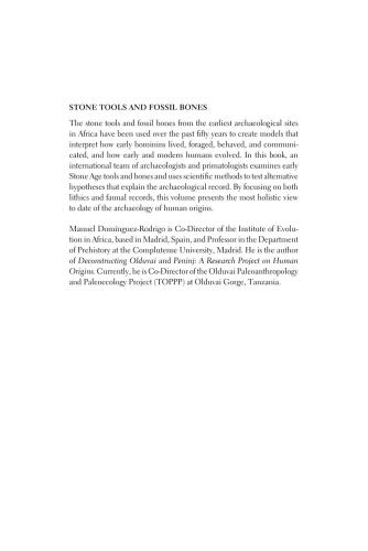Stone tools and fossil bones : debates in the archaeology of human origins