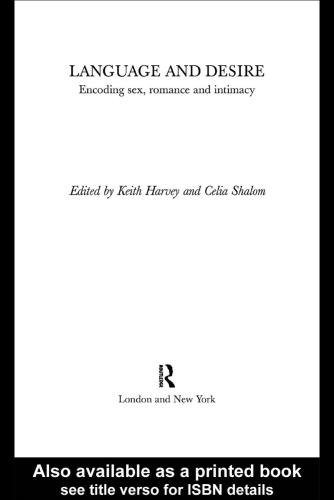 Language and desire : encoding sex, romance, and intimacy