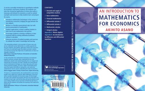 An introduction to mathematics for economics